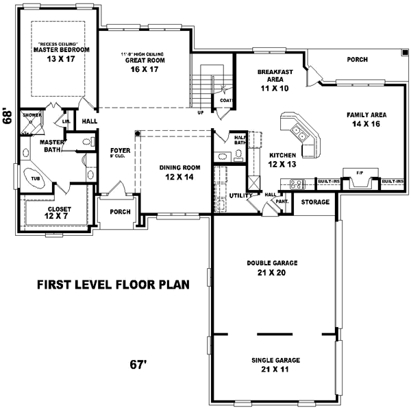 Main Floor Plan: 6-704
