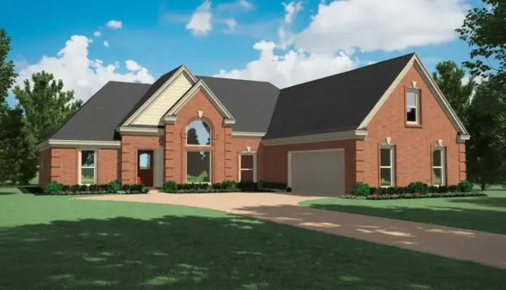 Traditional house plans 6-707 - front exterior, 2,186 sq ft, 3 bed, 2 bath house plans | Monster House Plans