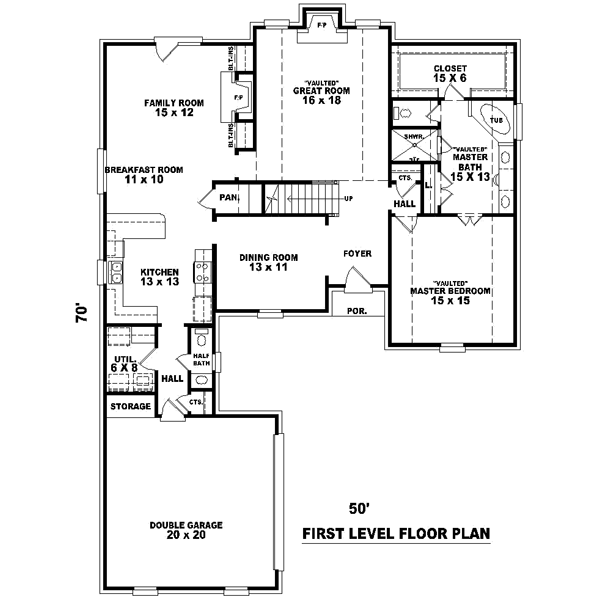 Main Floor Plan: 6-718
