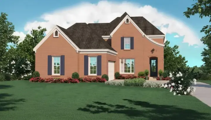 French Country house plans 6-722 - front exterior, 2,364 sq ft, 3 bed, 3 bath house plans | Monster House Plans