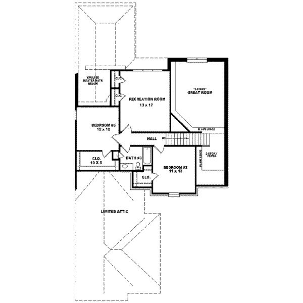 Upper/Second Floor Plan: 6-725