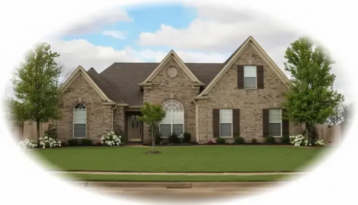 Traditional house plans 6-728 - front exterior, 1,873 sq ft, 3 bed, 2 bath house plans | Monster House Plans
