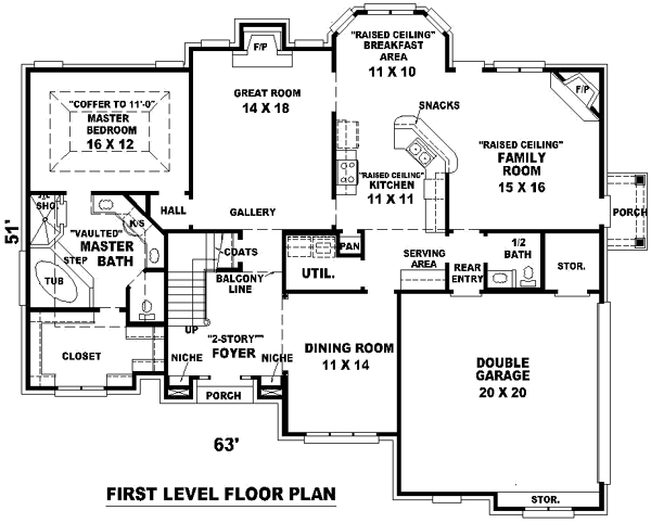 Main Floor Plan: 6-735