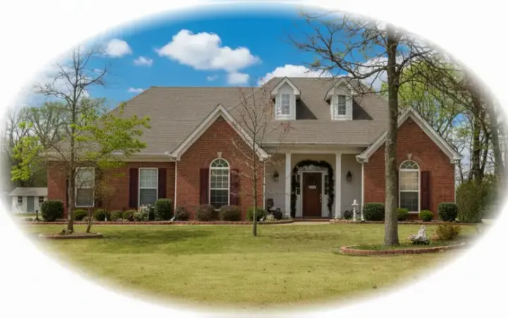 Country house plans 6-744 - front exterior, 1,883 sq ft, 3 bed, 2 bath house plans | Monster House Plans