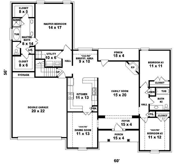 Main Floor Plan: 6-744