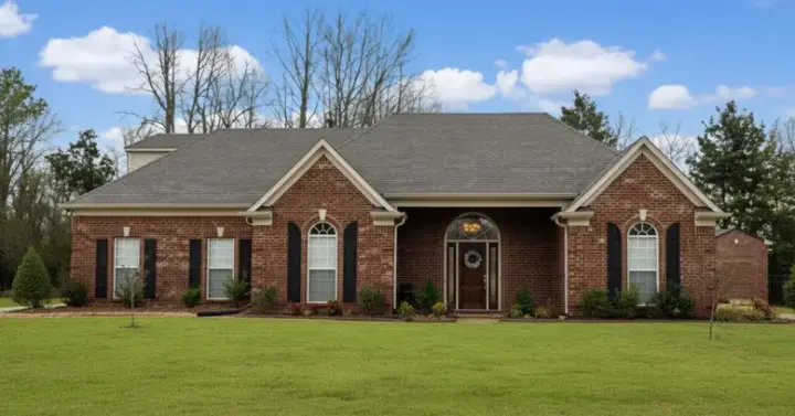 Traditional house plans 6-745 - front exterior, 1,866 sq ft, 3 bed, 2 bath house plans | Monster House Plans