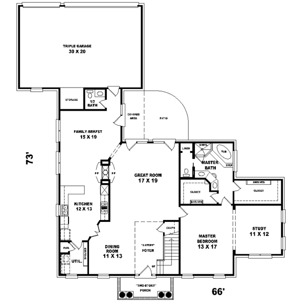 Main Floor Plan: 6-747