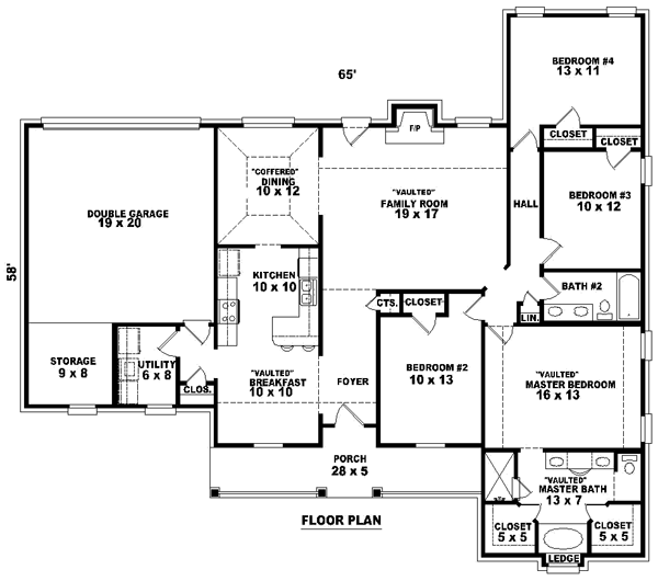 Main Floor Plan: 6-748