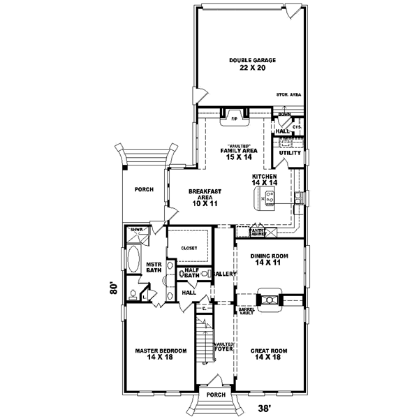Main Floor Plan: 6-750