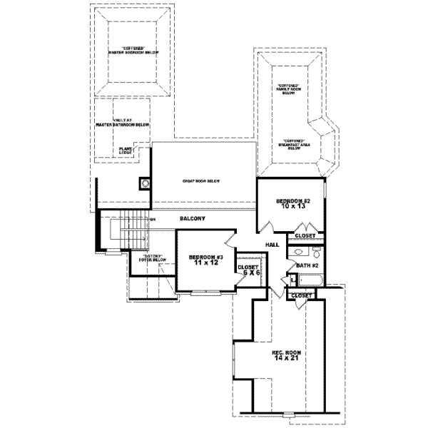 Upper/Second Floor Plan: 6-753