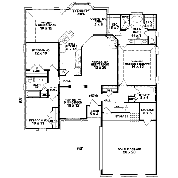 Main Floor Plan: 6-754