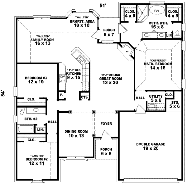 Main Floor Plan: 6-755
