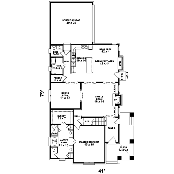 Main Floor Plan: 6-757
