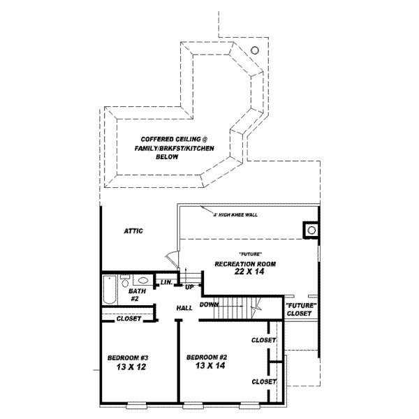 Upper/Second Floor Plan: 6-758