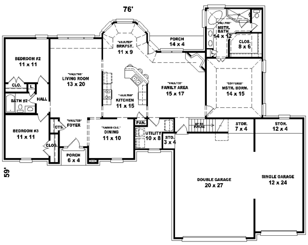 Main Floor Plan: 6-761