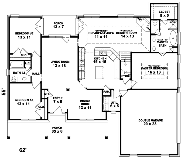 Main Floor Plan: 6-762