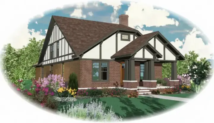 Craftsman house plans 6-769 - front exterior, 3,082 sq ft, 3 bed, 3 bath house plans | Monster House Plans