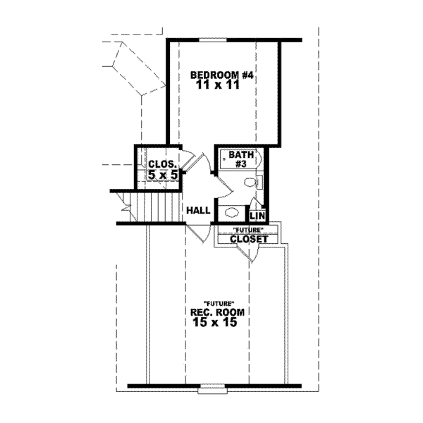 Upper/Second Floor Plan: 6-771