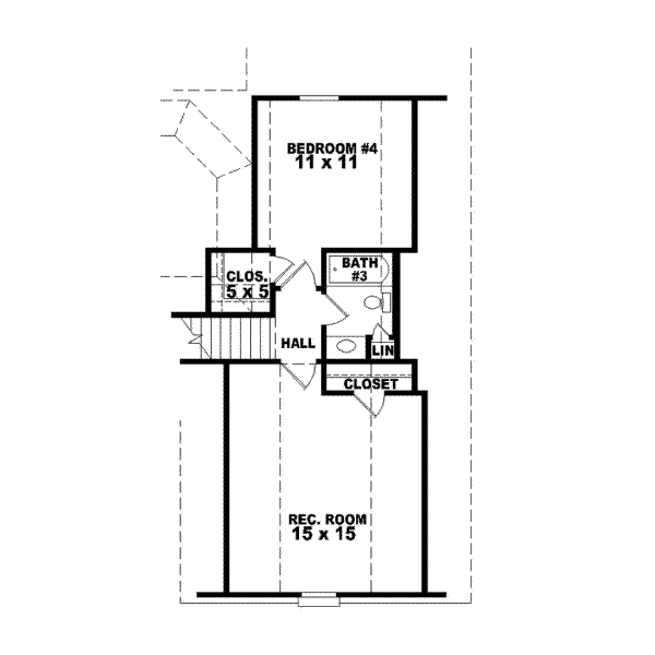 Upper/Second Floor Plan: 6-773