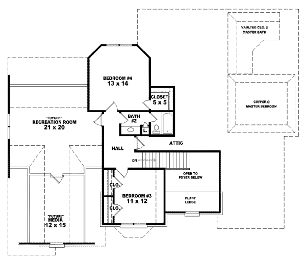 Upper/Second Floor Plan: 6-776