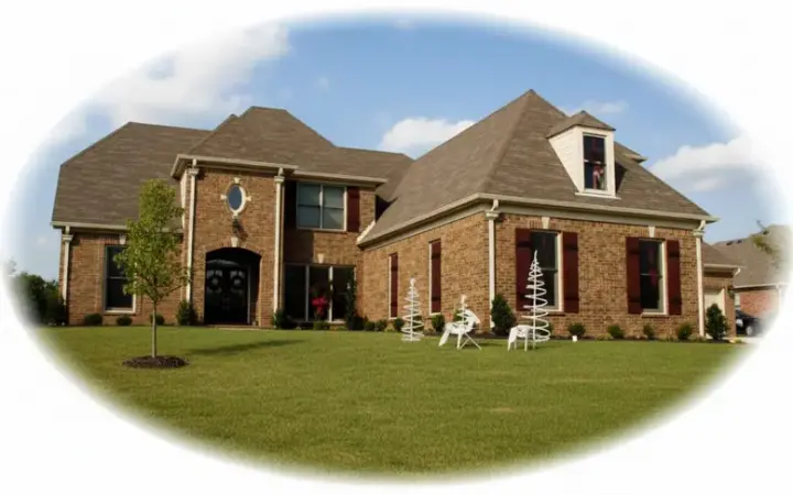 Traditional house plans 6-777 - front exterior, 3,394 sq ft, 4 bed, 3 bath house plans | Monster House Plans