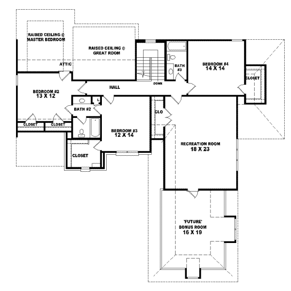 Upper/Second Floor Plan: 6-777
