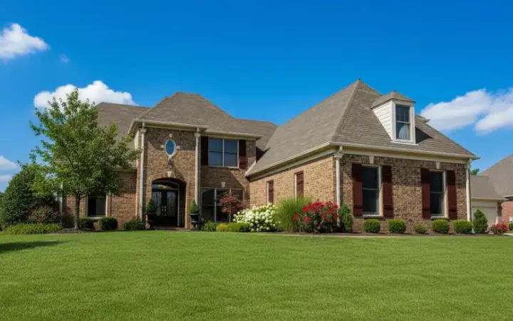 Traditional house plans 6-778 - front exterior, 4,500 sq ft, 4 bed, 3 bath house plans | Monster House Plans