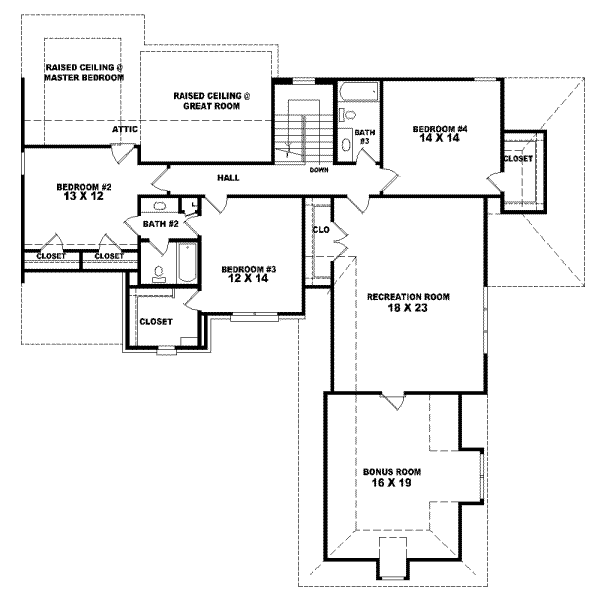 Upper/Second Floor Plan: 6-778