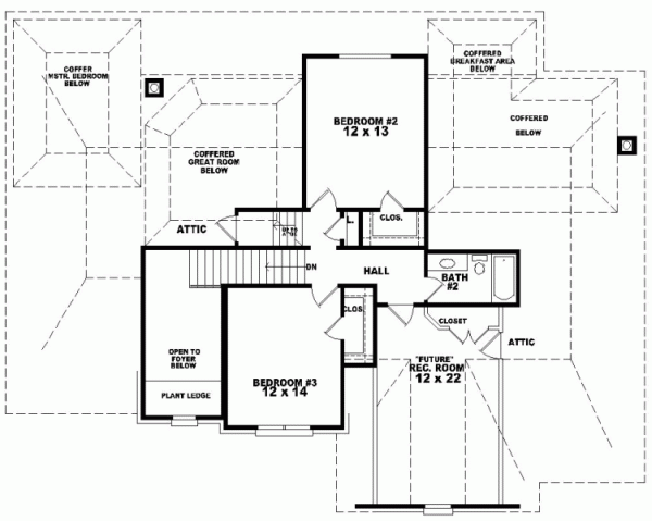 Upper/Second Floor Plan: 6-785