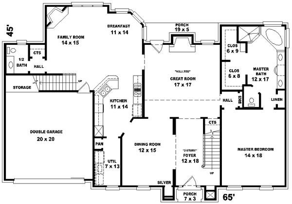 Main Floor Plan: 6-802