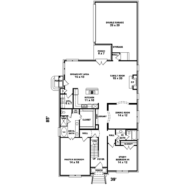 Main Floor Plan: 6-803