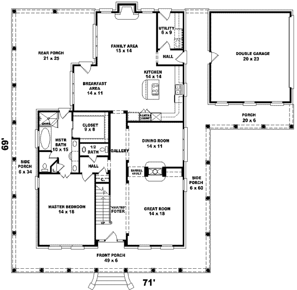 Main Floor Plan: 6-805