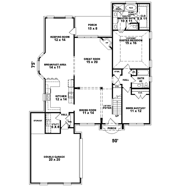 Main Floor Plan: 6-808