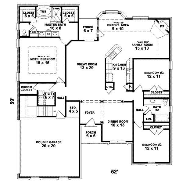 Main Floor Plan: 6-811
