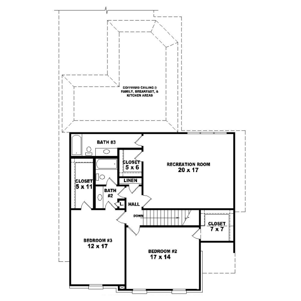 Upper/Second Floor Plan: 6-814