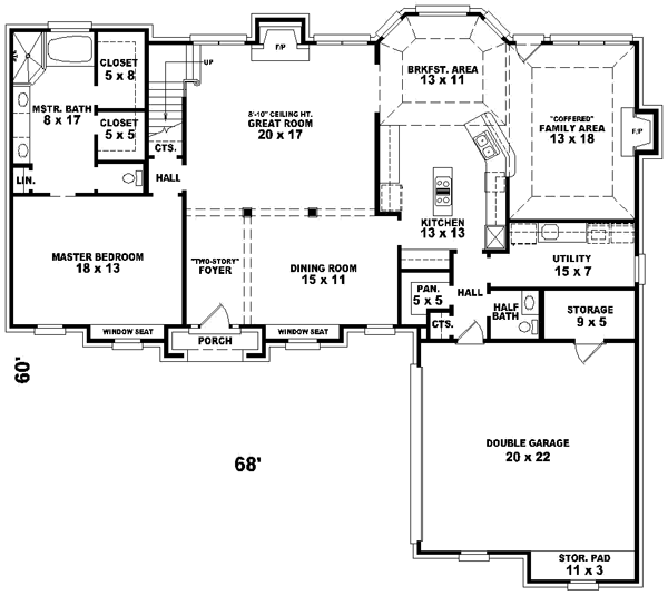 Main Floor Plan: 6-817
