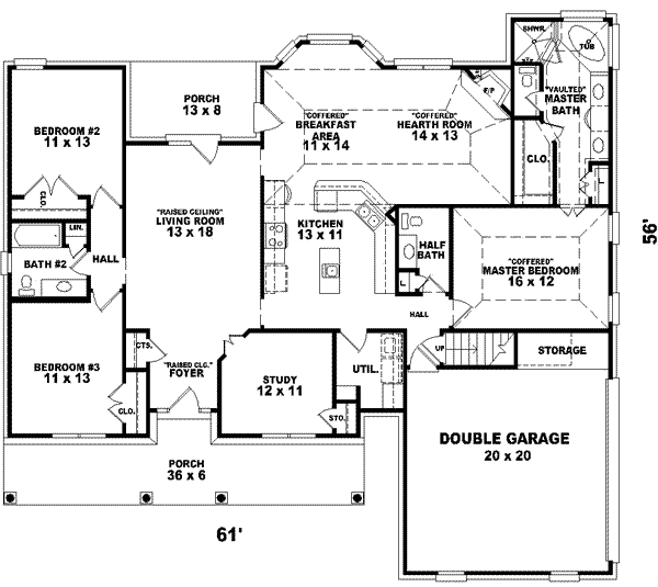 Main Floor Plan: 6-820