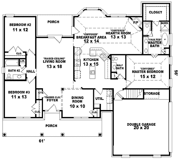 Main Floor Plan: 6-821