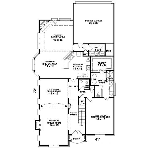 Main Floor Plan: 6-823