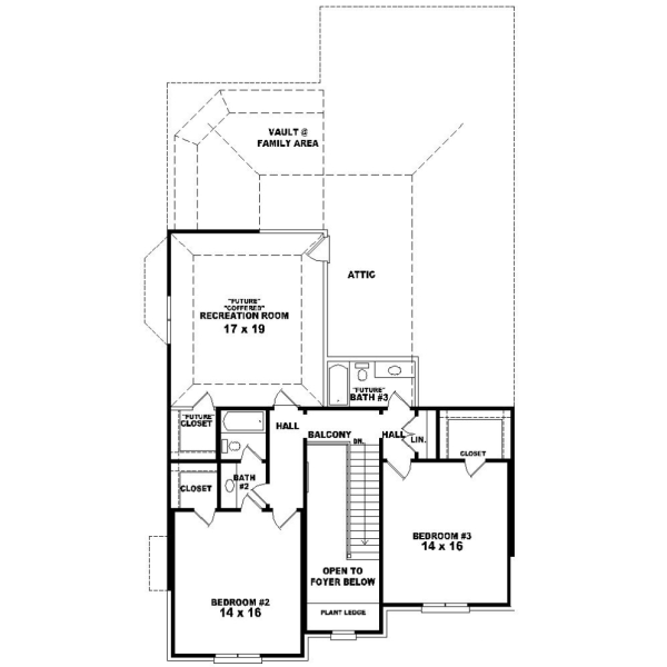 Upper/Second Floor Plan: 6-823