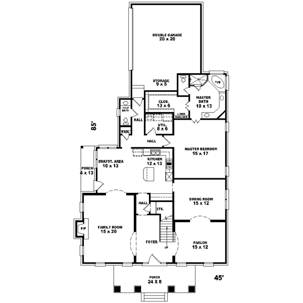 Main Floor Plan: 6-824