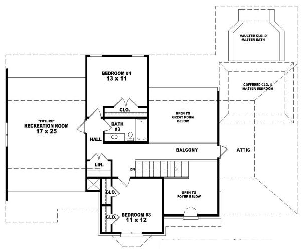 Upper/Second Floor Plan: 6-827