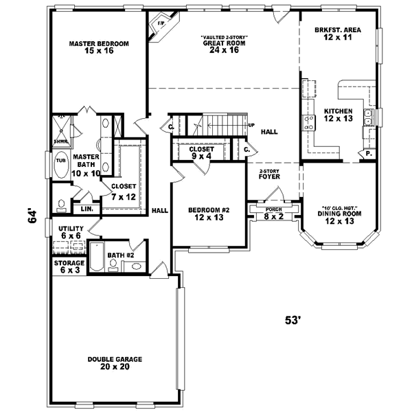 Main Floor Plan: 6-829