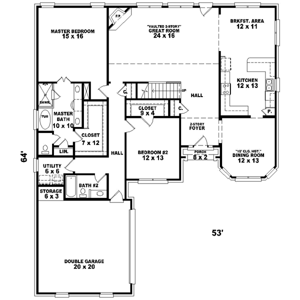 Main Floor Plan: 6-830