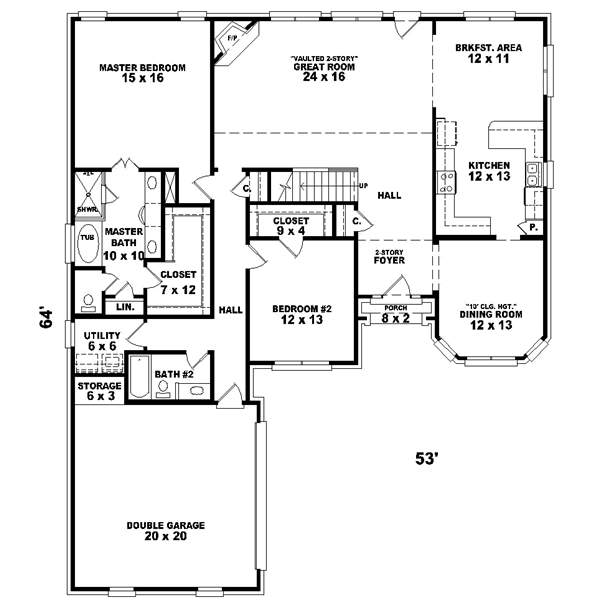 Main Floor Plan: 6-831
