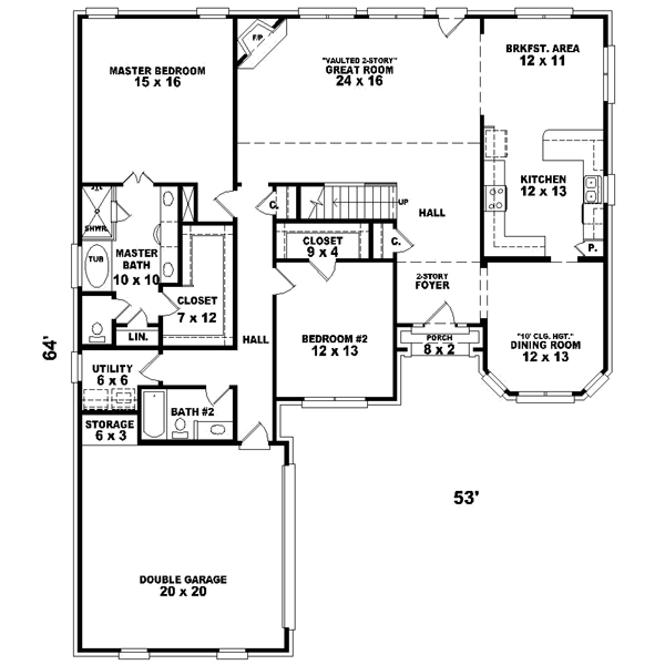 Main Floor Plan: 6-832