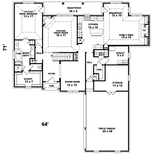 Main Floor Plan: 6-833