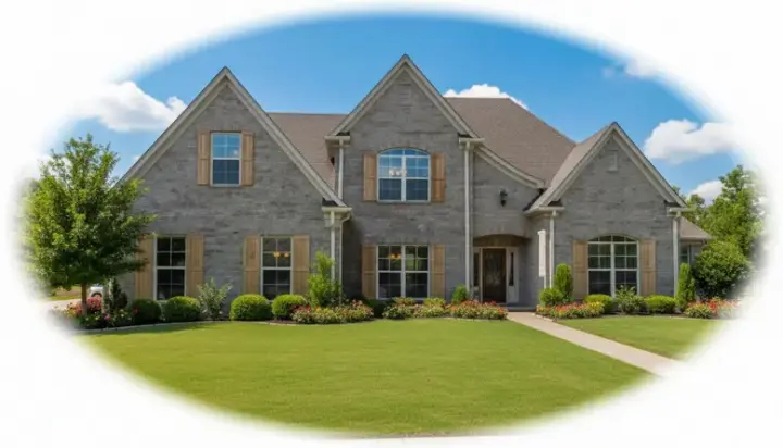 French Country house plans 6-834 - front exterior, 3,309 sq ft, 4 bed, 3 bath house plans | Monster House Plans