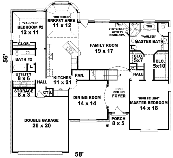Main Floor Plan: 6-835