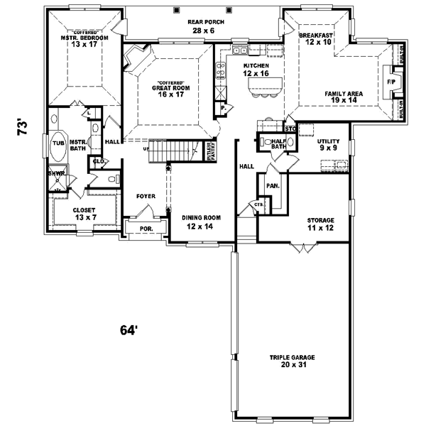 Main Floor Plan: 6-836